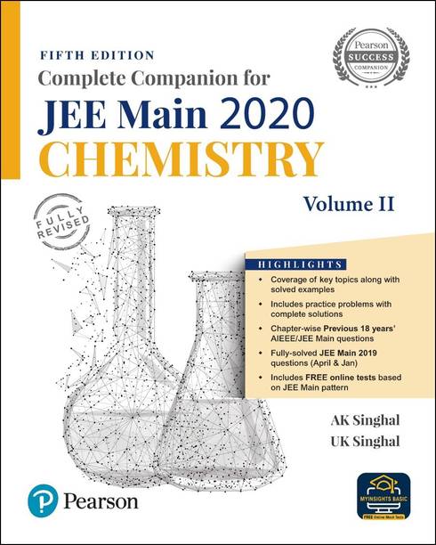 Complete Companion for JEE Main 2020 Chemistry Volume 2 | Previous 18 Year's AIEEE/JEE Mains Questions | Fifth Edition | By Pearson