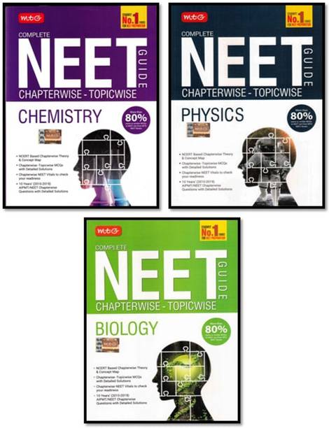 Mtg Neet Guide-2019 3-Books Combo (Chem. + Phy. + Bio. ) Chapterwise-Topicwise Books