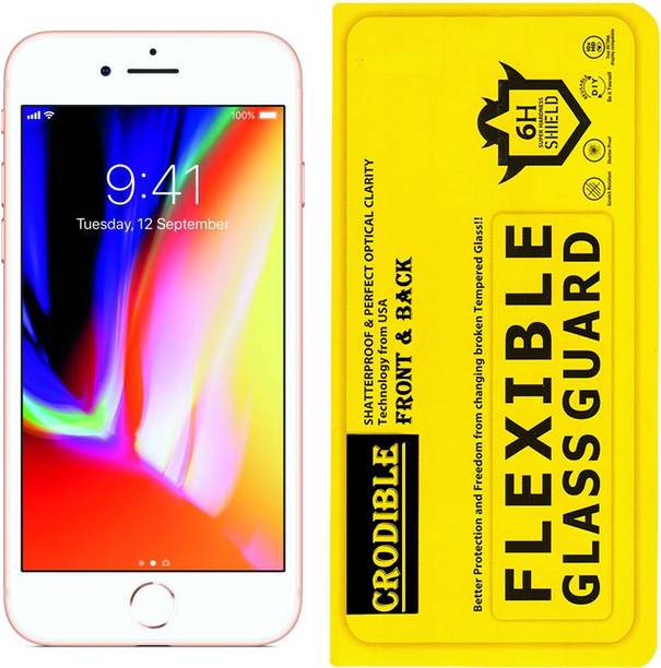 CRodible Front and Back Screen Guard for Apple iPhone 8