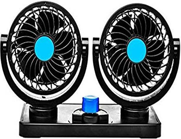 BRPEARl Car Fan 12V 360 Degree Rotatable Dual Head Car Interior Fan  (12 V)-542 Car Interior Fan