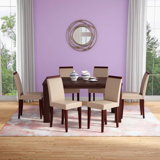 Godrej Interio ROSE DINING CHAIR Solid Wood Dining Chair
