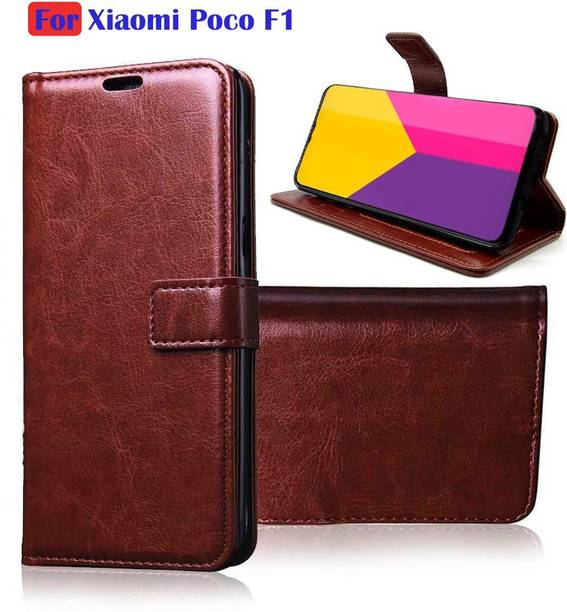 FARMAISH Flip Cover for POCO F1