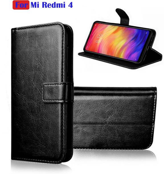 FARMAISH Flip Cover for Mi Redmi 4