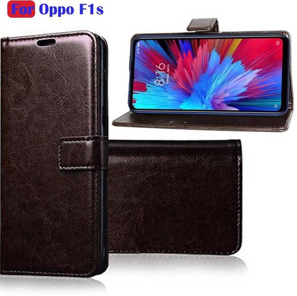 FARMAISH Flip Cover for Oppo F1s