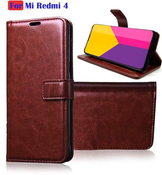 FARMAISH Flip Cover for Mi Redmi 4