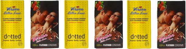 Version Male Condom 3 Extra Love Dotted Condom