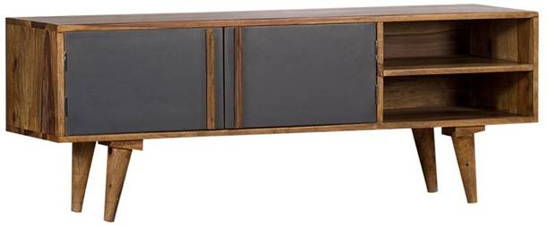 pipercrafts Sheesham Wood Solid Wood TV Entertainment Unit