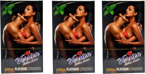 Version Male Condom Extra Love Multi-Textured Condom