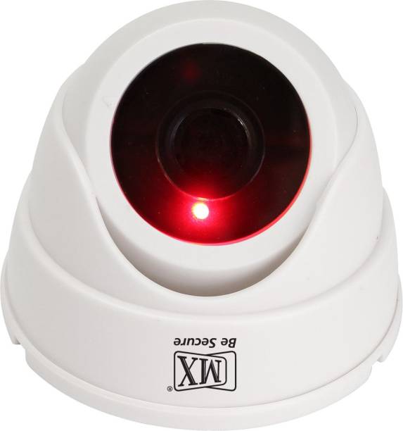 MX Dummy Fake Infrared Sensor Dome Wireless Security Camera With Red Led Realistic Looking CCTV Surveillance - Dummy4 MADE IN INDIA Security Camera