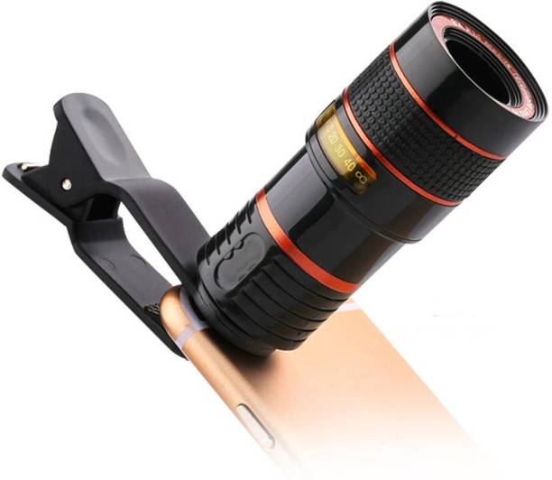 LENSZOOM 8X Zoom Telescope DSLR Blur Background Effect Mobile Telescope Lens kit for All Mobile Camera and Android & iOS Devices Mi-6 Mobile Phone Lens for TikTok & Youtubers Mobile Phone Lens