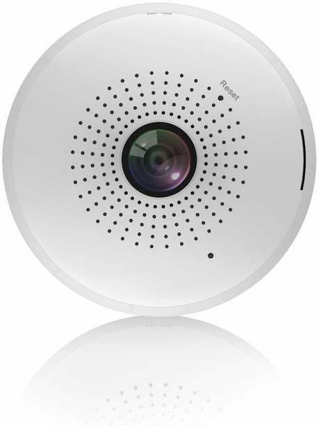 MatLogix Hidden Spy Bulb Shape Fisheye 360° Panoramic Wireless WiFi 1.3 Mp 1080P Hd IP CCTV Security Camera with Sd Card Slot [Watch Live] Security Camera