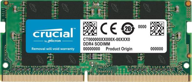 Crucial 3200 DDR4 16 GB (Dual Channel) Laptop (CT16G4SFRA32A)
