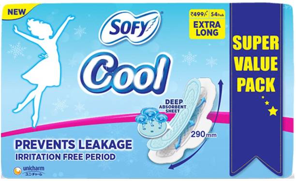 SOFY Bodyfit Cool Anti Bacteria (50 pad) Sanitary Pad