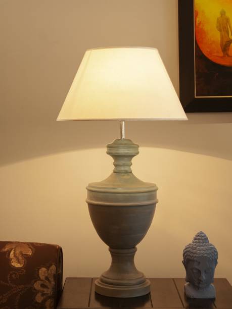 Kapoor E Illuminations Wooden Table Lamp Table Lamp