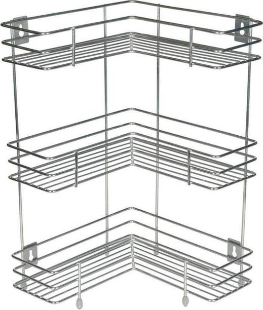 AMAZE Enterprise Containers Kitchen Rack Steel 3 - L-Shape kitchen And Bathroom