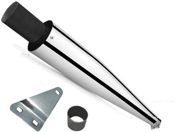 WHEETOYKART Wild Boar/Wildboar Front Black Glasswool/Filter Exhaust Silencer Royal Enfield Classic 350 Full Exhaust System