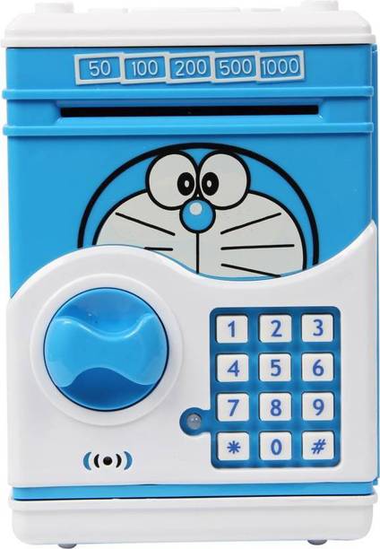 Tiny Tales ATM Piggy Bank Mini ATM Coin Bank Electronic Money Safe Toy Kids Coin Bank