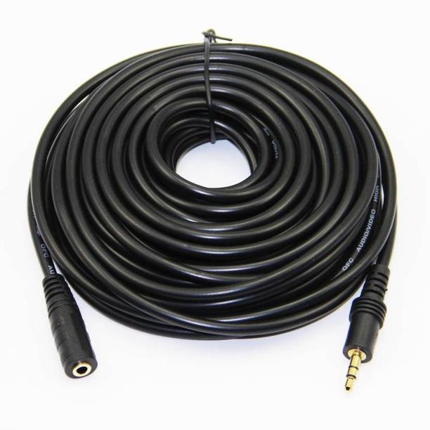 Teratech AUX Cable 5 m 5 meter Male to Female Stereo Audio Cable
