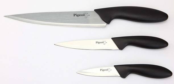 Pigeon 3 Pc Stainless Steel Knife Set Shears