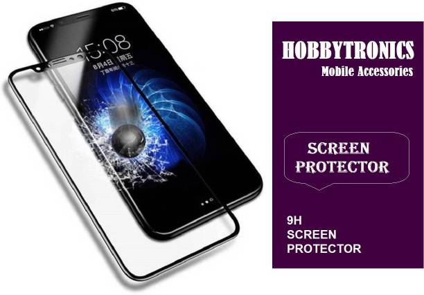 HOBBYTRONICS Edge To Edge Tempered Glass for Apple iPhone X