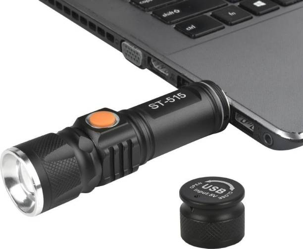 RHONNIUM Ã¢ÂÂ¢ Mini USB Torch Rechargeable RHO - Q5 Ultra Bright Focus Flashlight - 9019 Led Light