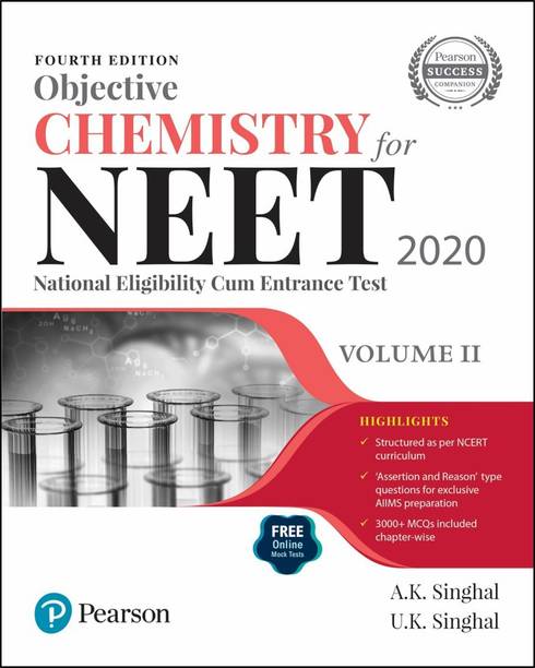 Objective Chemistry for NEET 2020 | Volume 2 | Fourth Edition | By Pearson