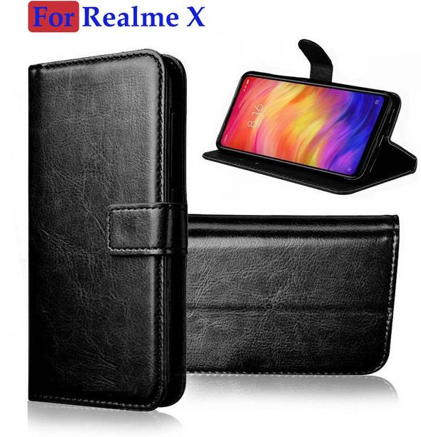 FARMAISH Flip Cover for Realme X
