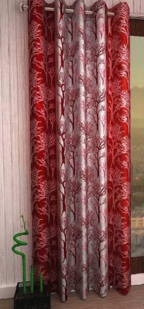 Styletex 213 cm (7 ft) Polyester Semi Transparent Door Curtain Single Curtain