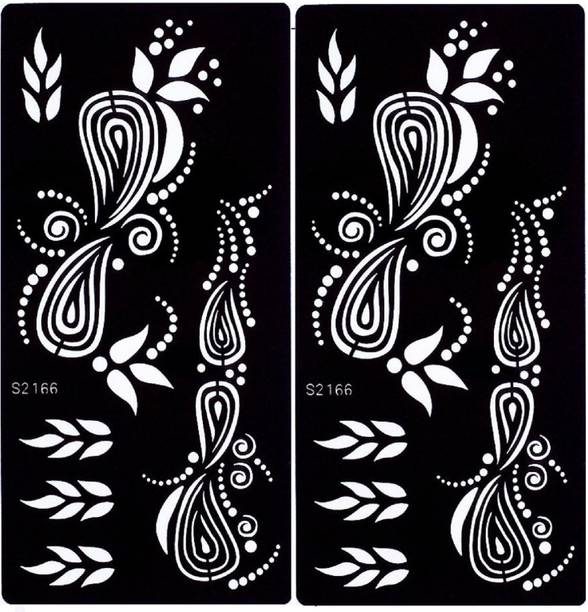 IVANA'S Henna Tattoo Stencil (Set for 2)
