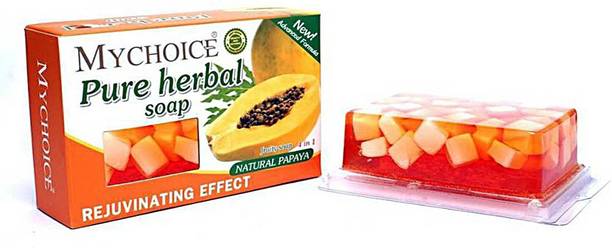 My Choice PURE HERBAL PAPAYA SOAP (100 g)