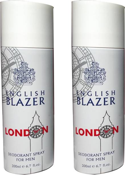 English BLAZER LONDON (PACK OF 2) Deodorant Spray  -  For Men