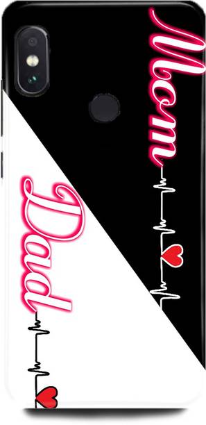 ब्लव्वर बैक कवर Mi Redmi Note 5 Pro Printed Mom Dad Back Cover के लिए