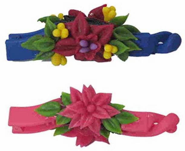 Unique Indian Crafts Hand made Banana Clip With Flower (SKU-UIC-BANANACLIP-23) Banana Clip