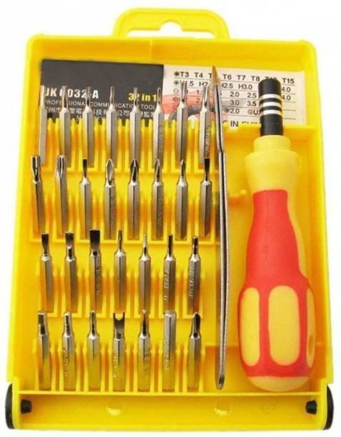 Aryshaa Good Quality 32-in-1 Interchangeable Precise Screwdriver Tools for Mobile and Home Purpose Ratchet Screwdriver Set