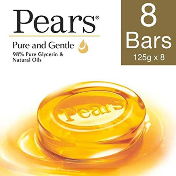 Pears Pure & Gentle Bathing Bar Epic (1000 g, Pack of 8)
