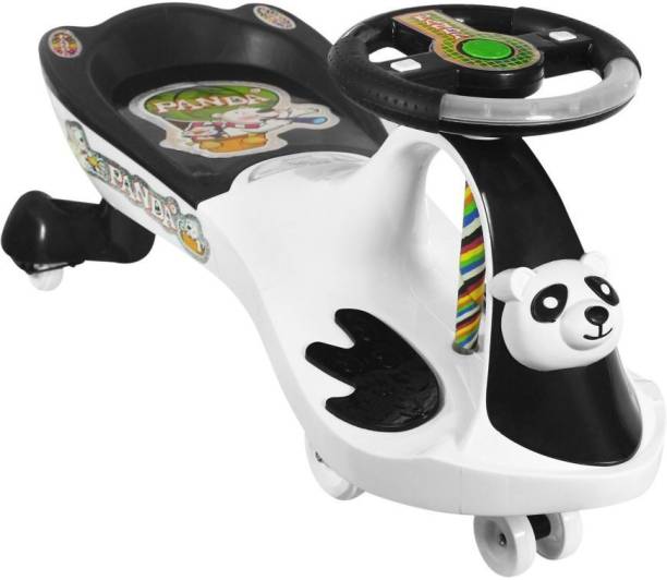 PANDA black and white Rideons & Wagons Non Battery Operated Ride On
