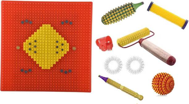 ACM 111 216 2009 B Acupressure New foot Mat Multicolor full body massager kit Massager