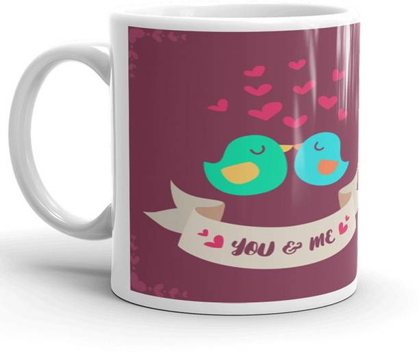 Dreamlivproducts Kiss Day Best Gift For Girlfriend Birthday Valentine Gift 320Ml Multicolor (Mug3146) Ceramic Coffee Mug