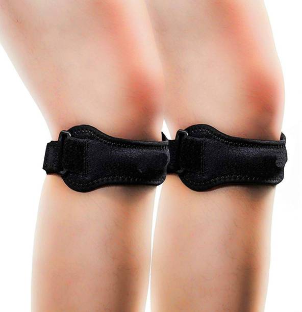 Leosportz 2 Pack Knee Pain Relief & Patella Stabilizer Knee Strap Brace Support for sports Knee Support