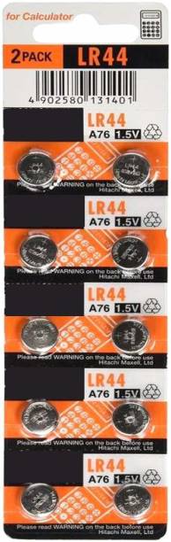 geeta enterprises LR44 1.5V Alkaline Coin Cell - 10 PCS (Silver)  (Pack of 10)  Battery