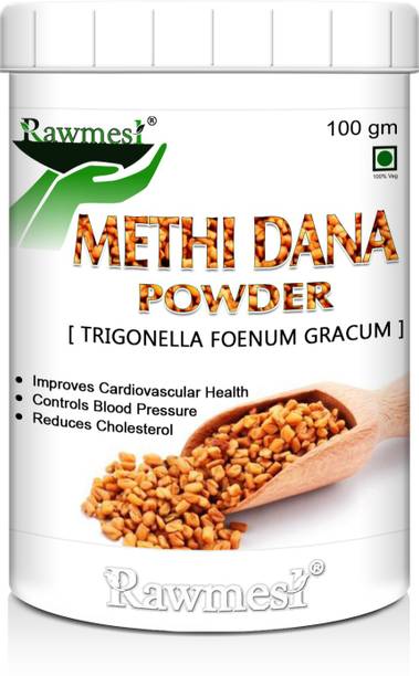 Rawmest Methi Dana Powder - Fenugreek Seeds 100 gm