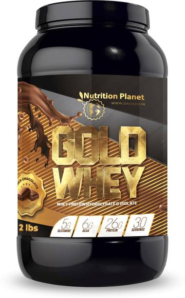 Nutrition Planet Gold Whey With Added DigeZyme Rich Chocolate 2 lb Whey Protein