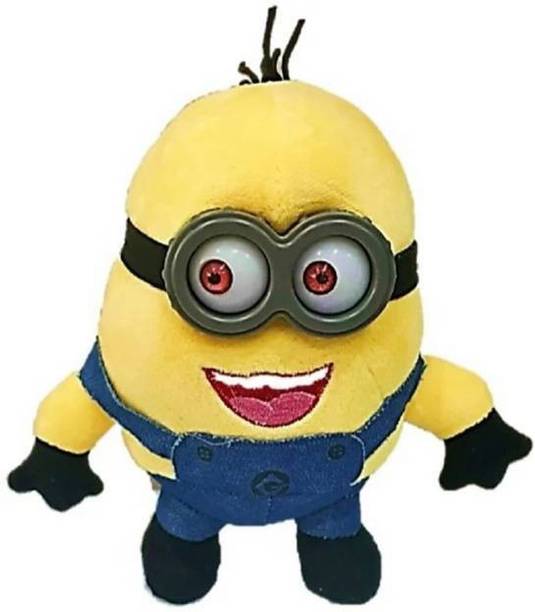 Aarika Soft toy Cute minion jeans - 25 cm (Multicolor)  - 25 cm
