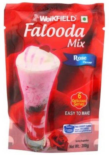 WeiKFiELD Rose Mix Falooda 200 g ( Pack of 3 / Shipping 200 g