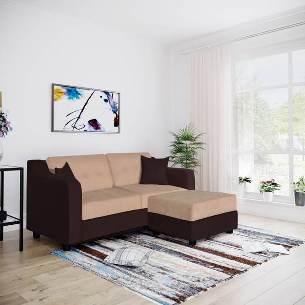 Bharat Lifestyle Lisbon Fabric 4 Seater  Sofa
