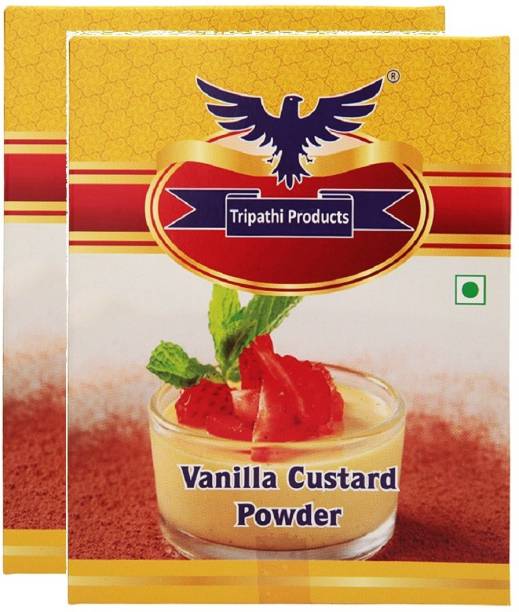 Tripathi Products Vanilla Custard Powder 2 x 100 grams Custard Powder