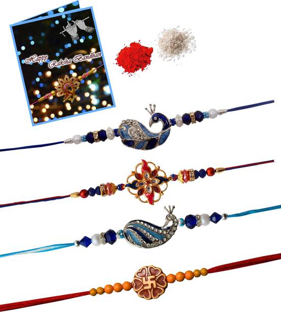 TR Scented SA-SB-SC-BQ Assorted Rakhi  Set