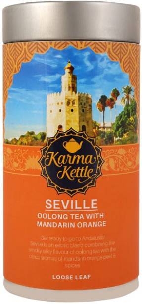 Karma Kettle Seville - Premium Whole Oolong Tea Orange Oolong Tea Tin