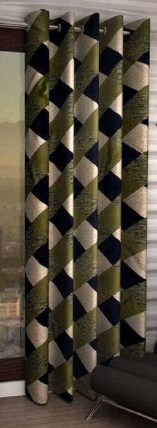 Styletex 213 cm (7 ft) Polyester Semi Transparent Door Curtain Single Curtain