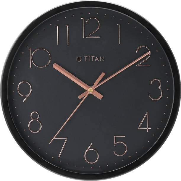 Titan एनालॉग 30.8 cm X 30.8 cm दीवार घड़ी
